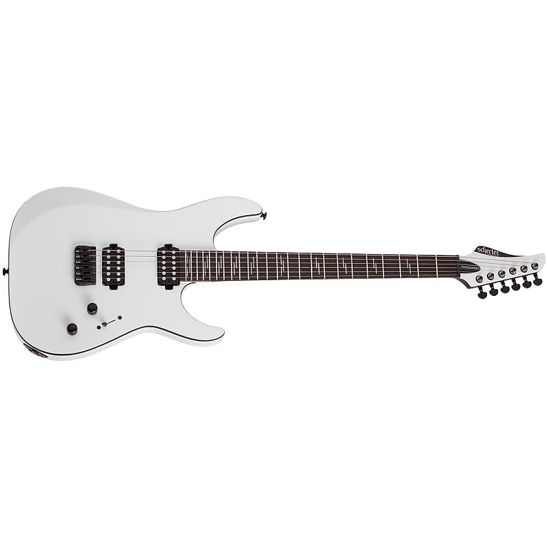 

Гитара Schecter 2178 Reaper-6 Custom, гриф из черного дерева, белый глянец