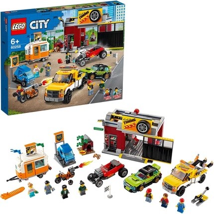 

Конструктор Lego 60258 City Nitro мастерская по настройке колес