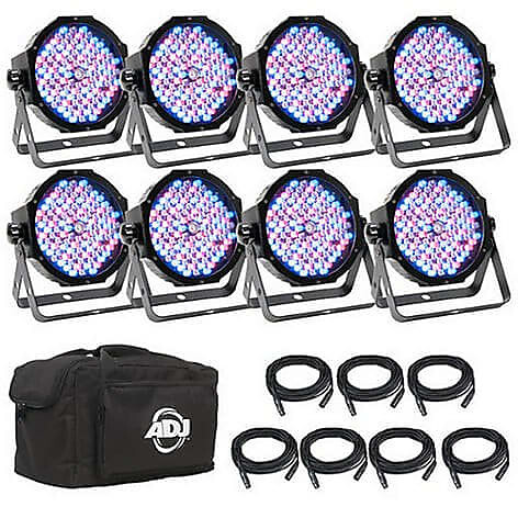 

Комплект ADJ Mega Flat Pak 8 Plus RGB+UV Par (8 шт.) American DJ MEG888