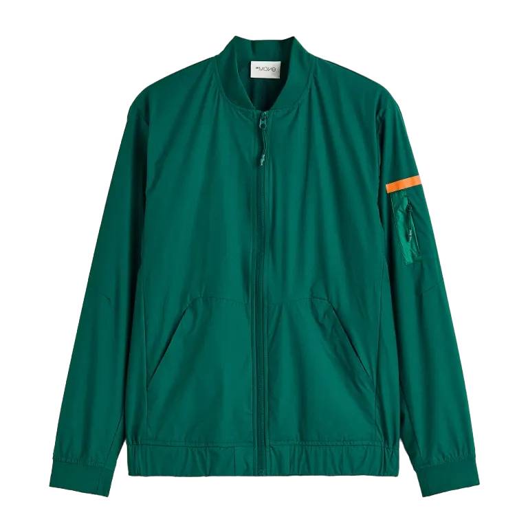 Куртка H&M Water-Repellent Running, темно-зеленый куртка oysho water repellent running розовый