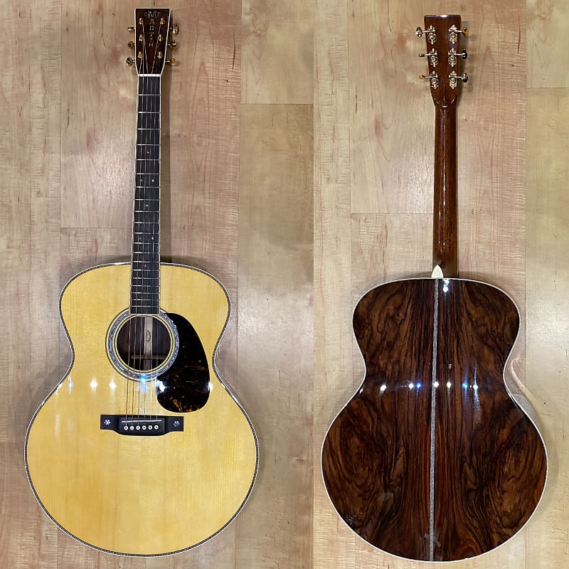 Акустическая гитара Martin Custom Shop Grand Jumbo Style с набором #20 из восточно-индийского палисандра дикого зерна Custom Shop Grand Jumbo Style Acoustic Guitar with Wild-Grain East Indian Rosewood Set #20