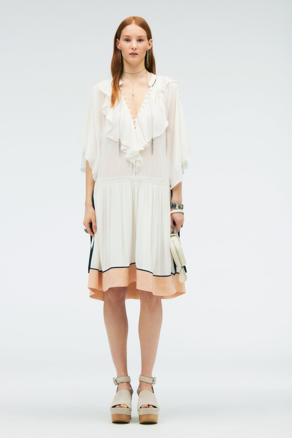 

Платье ZARA, белый