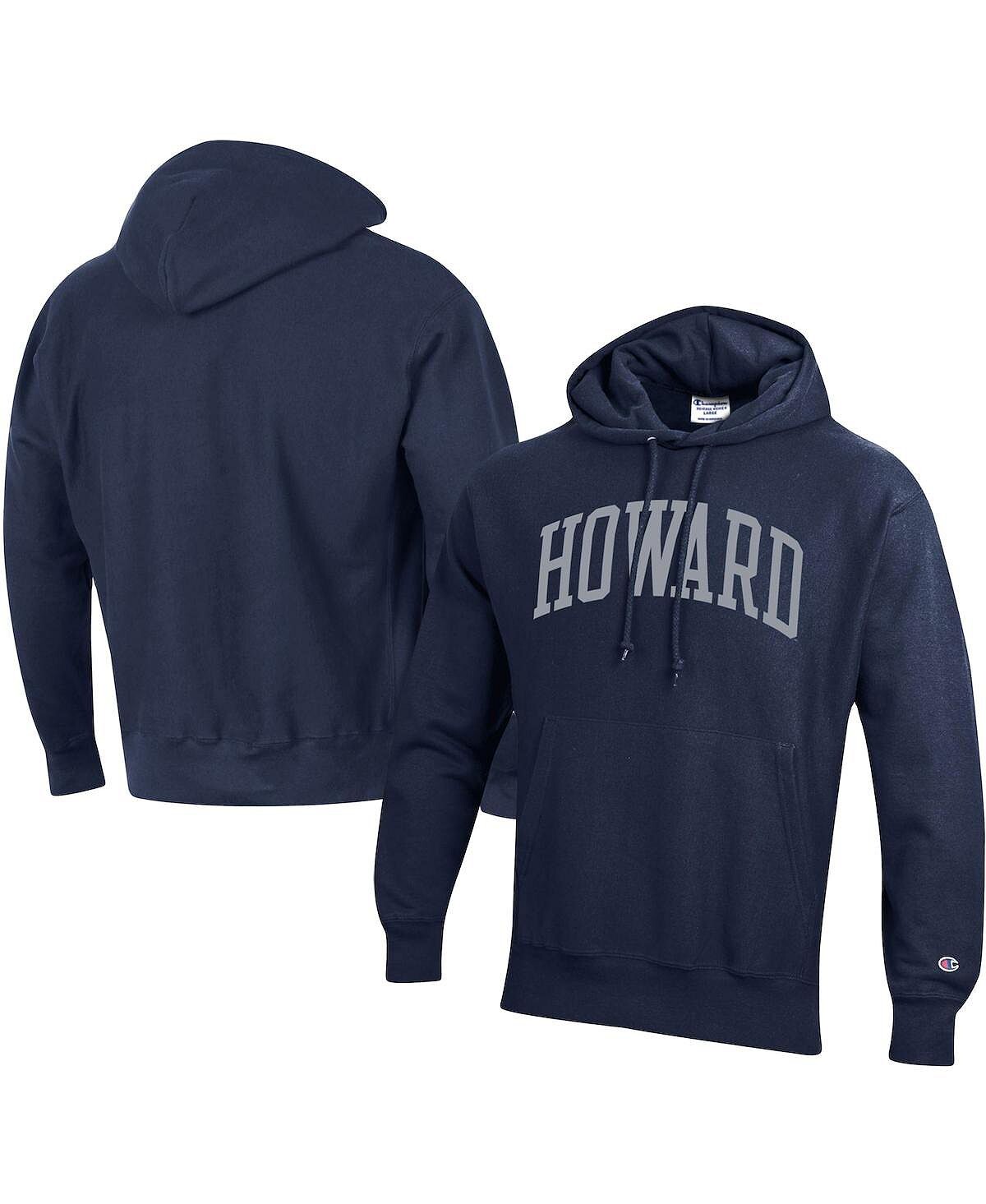 

Мужская темно-синяя толстовка с капюшоном howard bison tall arch pullover Champion, синий
