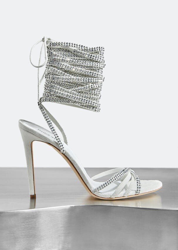 

Сандалии PARIS TEXAS x Level Shoes Holly Nicole sandals, серебряный