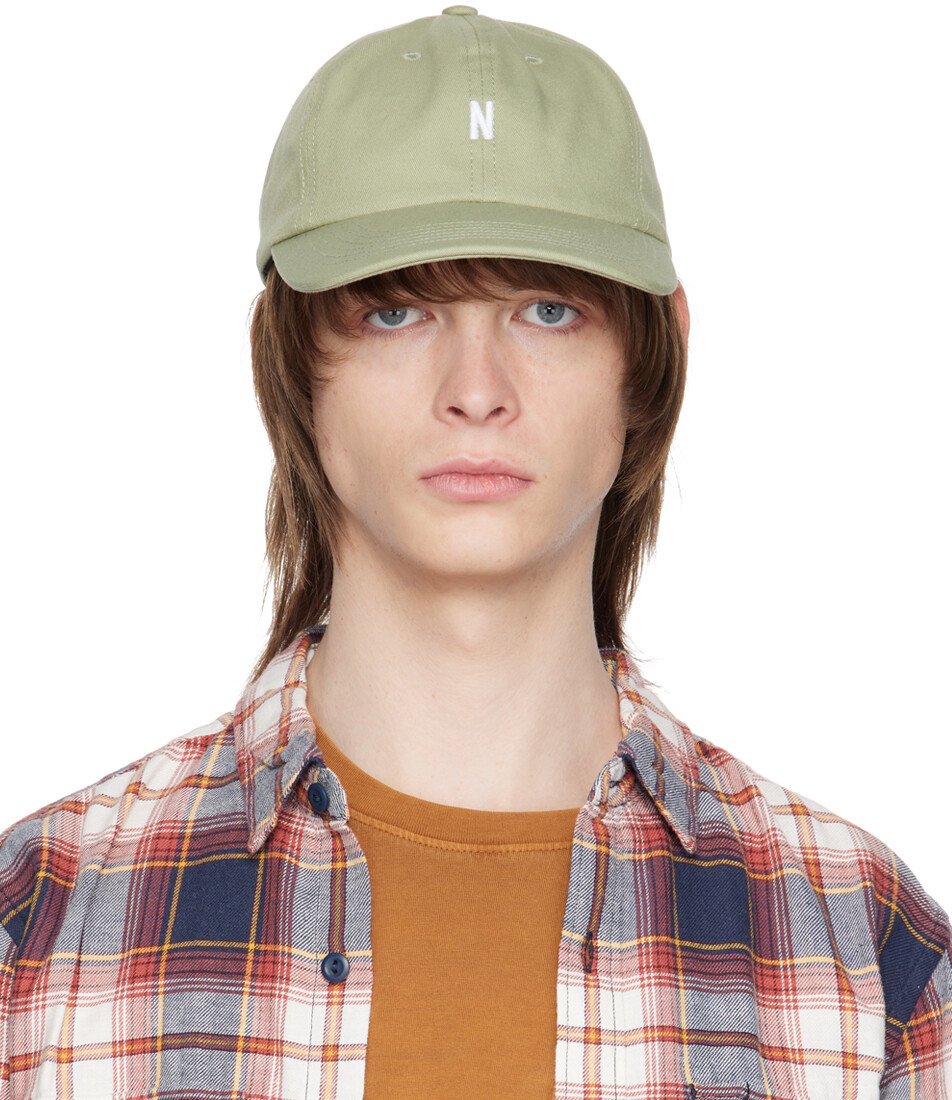 

Зеленая спортивная кепка Norse Projects