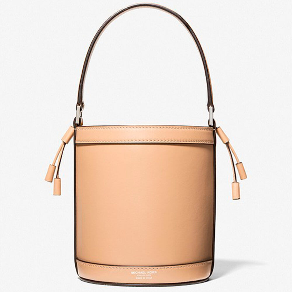 

Сумка Michael Kors Audrey Medium Leather Bucket, темно-бежевый