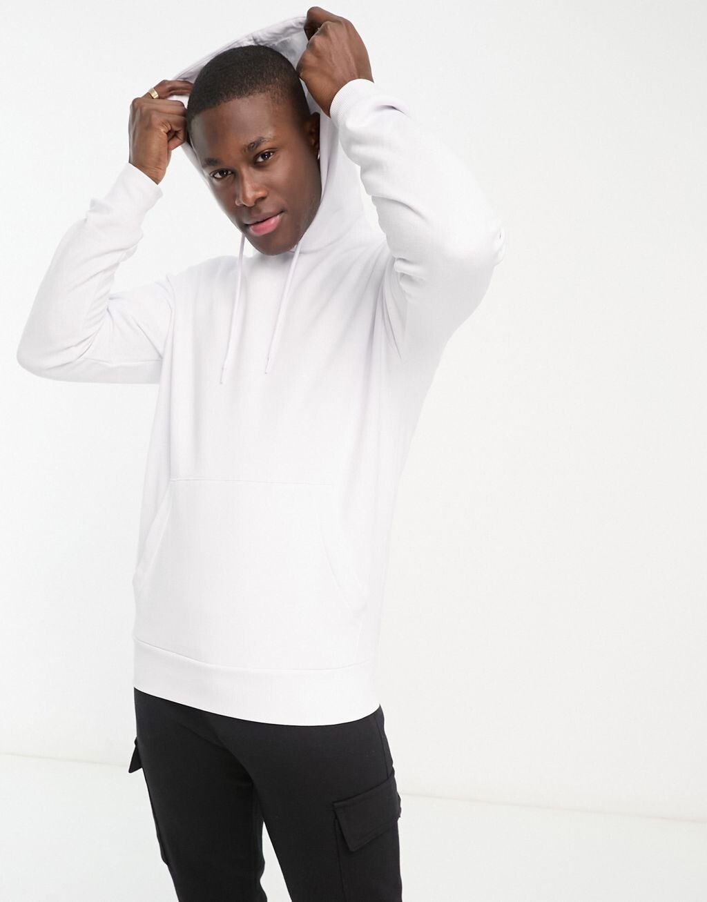 

Белая толстовка с капюшоном Jack & Jones, Белый