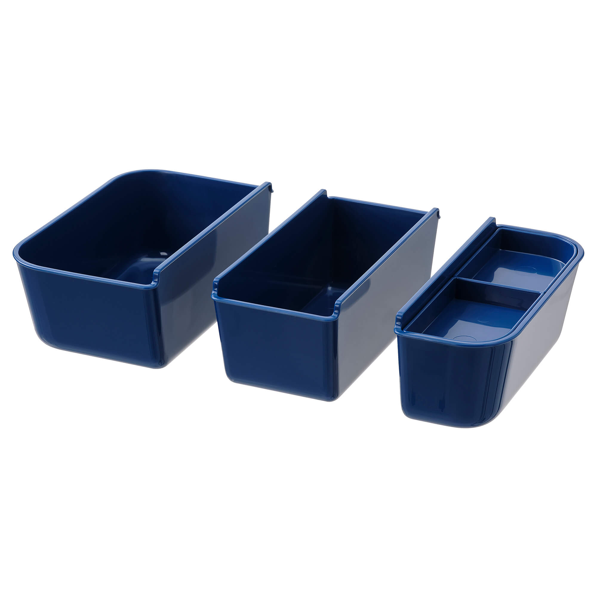 Вставка для контейнера Ikea 365+ 3шт, темно-синий