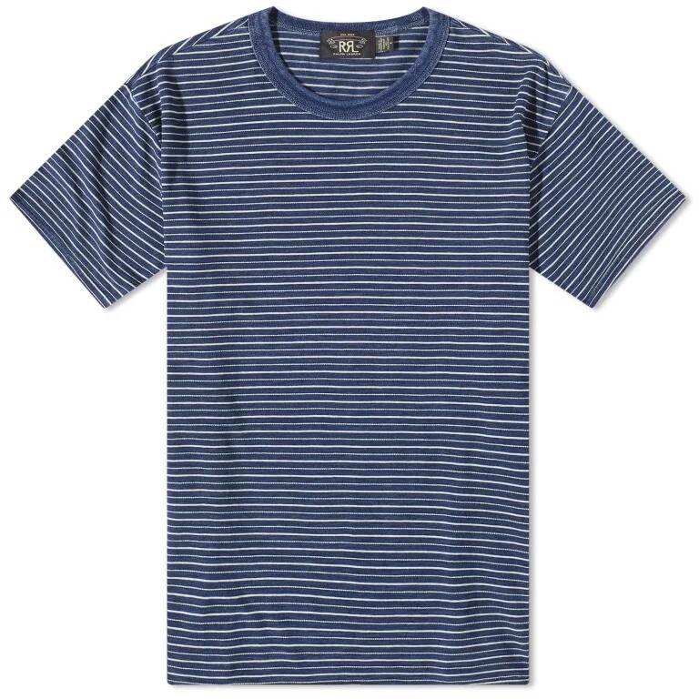 

Футболка Rrl Stripe, синий