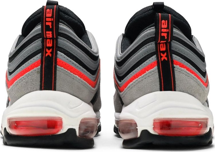 Nike air max top 97 red and grey