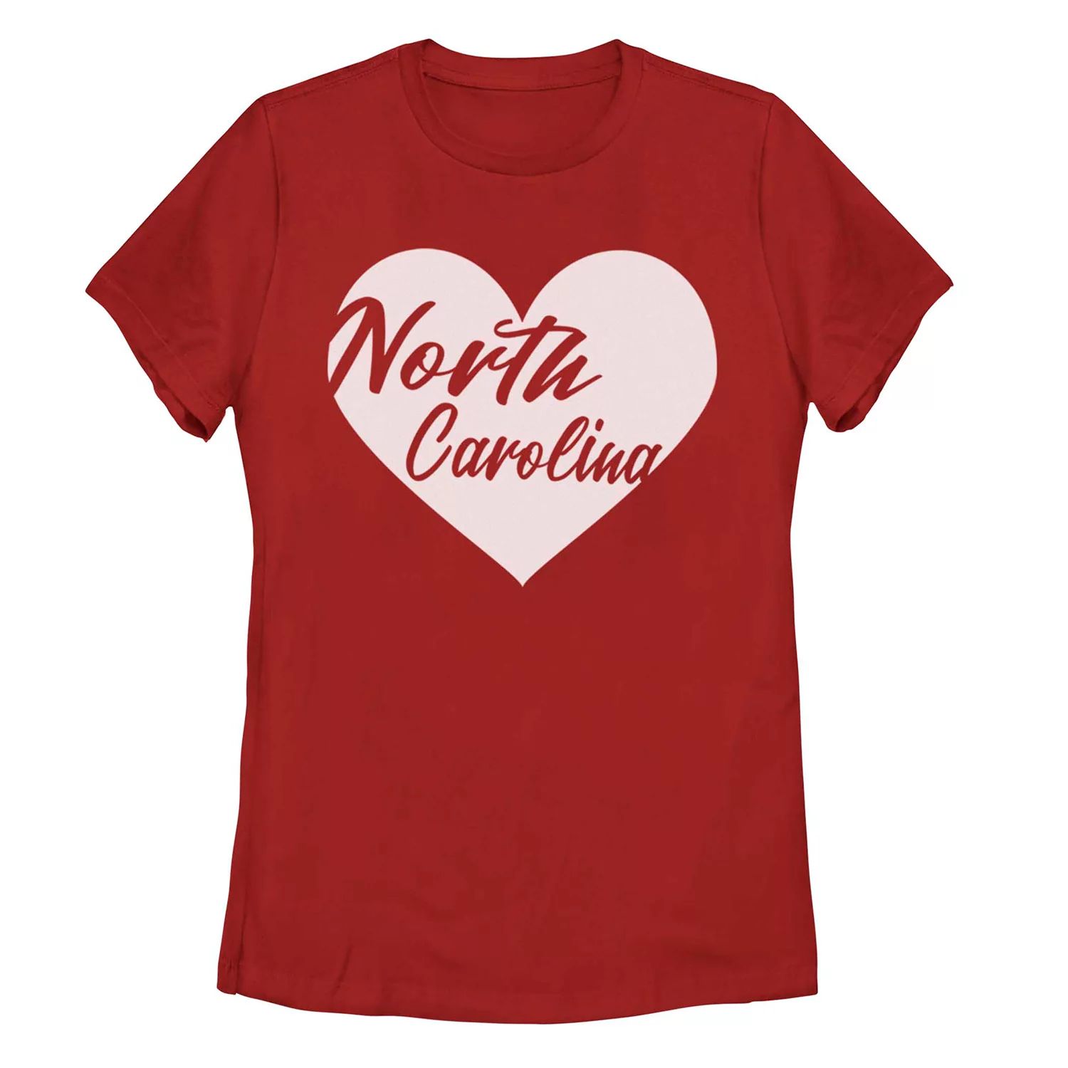 Юниорская футболка Fifth Sun North Carolina Heart с рисунком сердца Fifth Sun