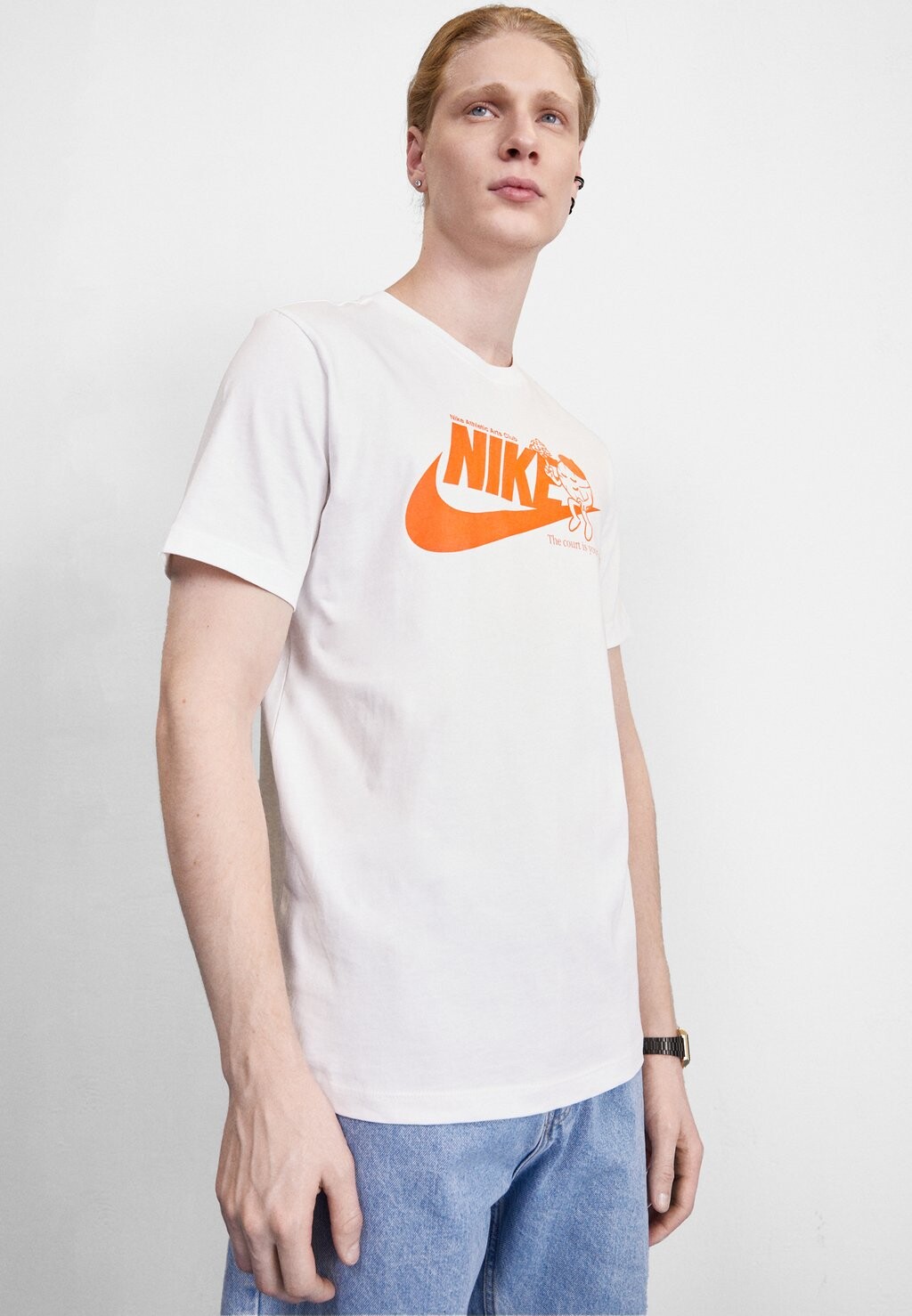 

Футболка с принтом Nike, белый