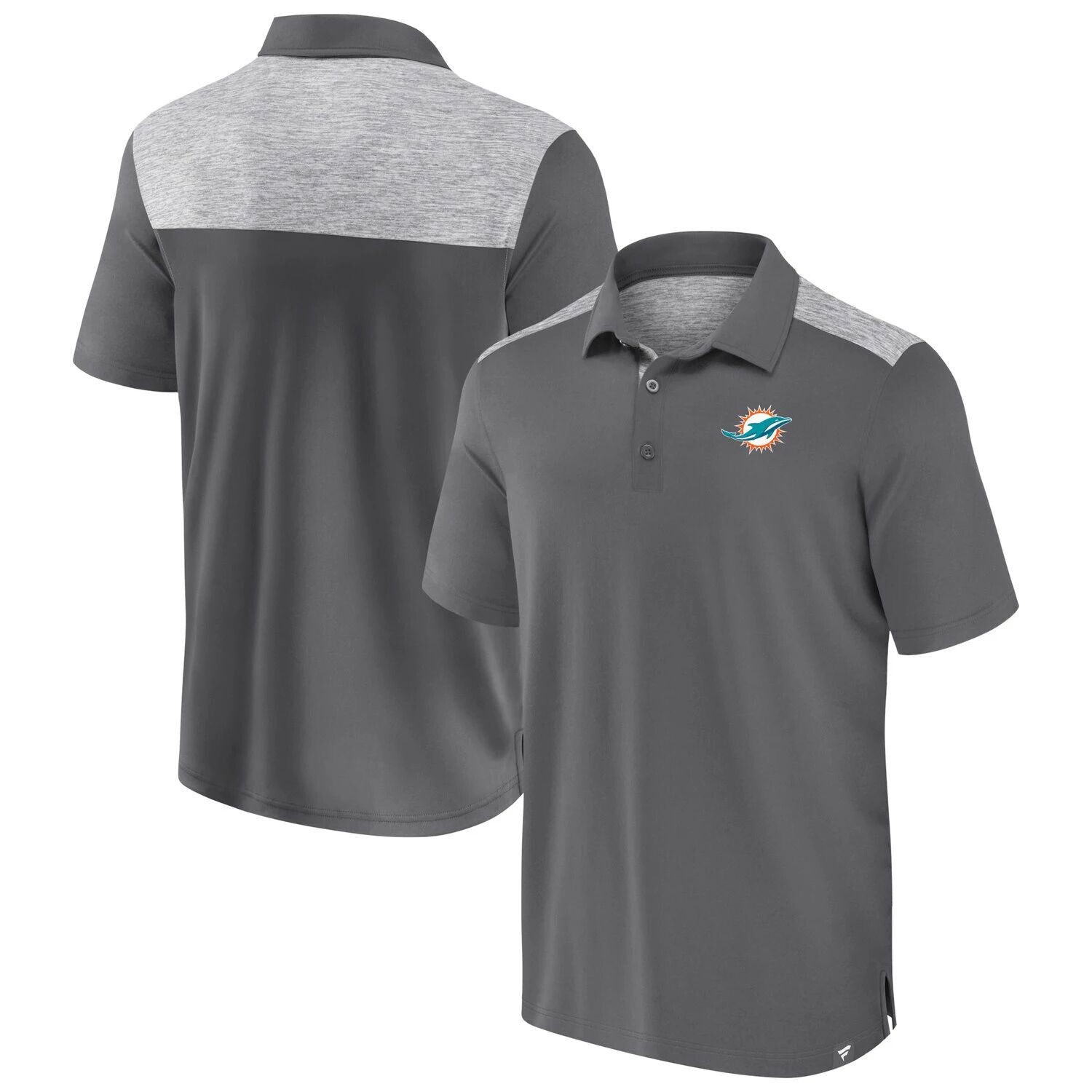 

Мужская футболка-поло Fanatics Branded Grey Miami Dolphins Long Shot