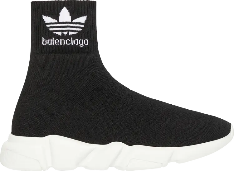 

Кроссовки Adidas x Balenciaga Speed Sneaker Kids Black, черный