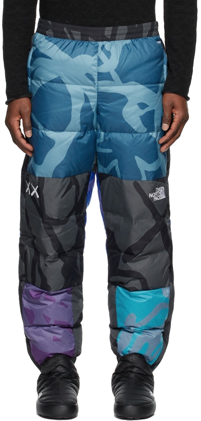 

Многоцветные спортивные штаны KAWS Edition Retro 1996 Nuptse The North Face