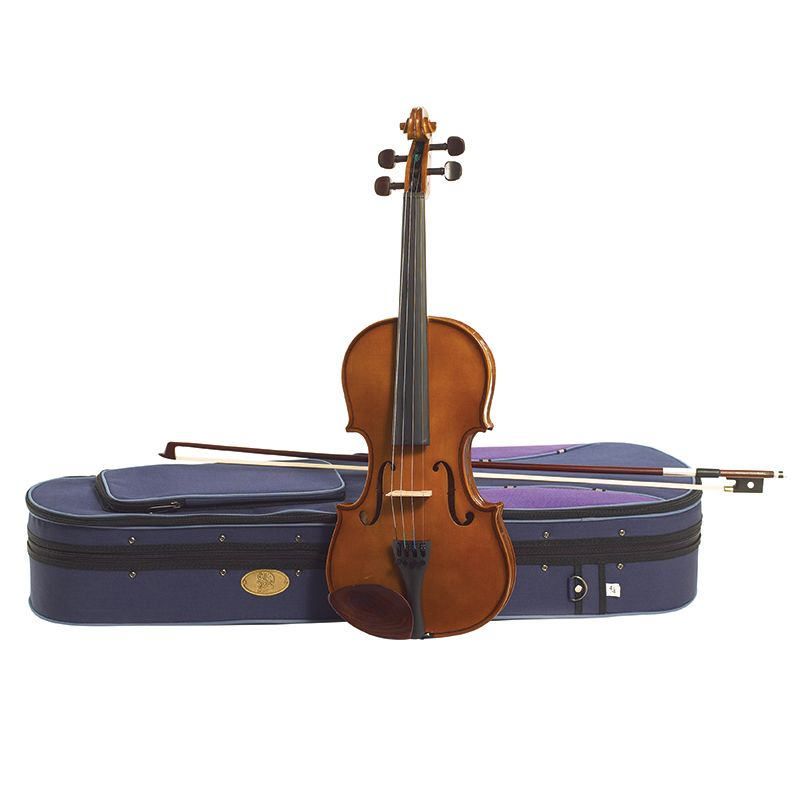 Студенческий комплект скрипки Stentor 1400/C в футляре и деревянный смычок скрипка stentor 1400 g2 student 1 в футляре и деревянный смычок