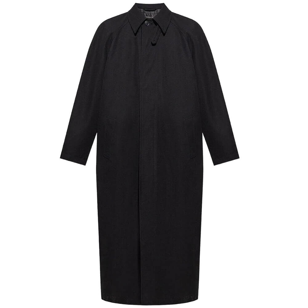 Пальто Balenciaga Long Loose-fit, черный