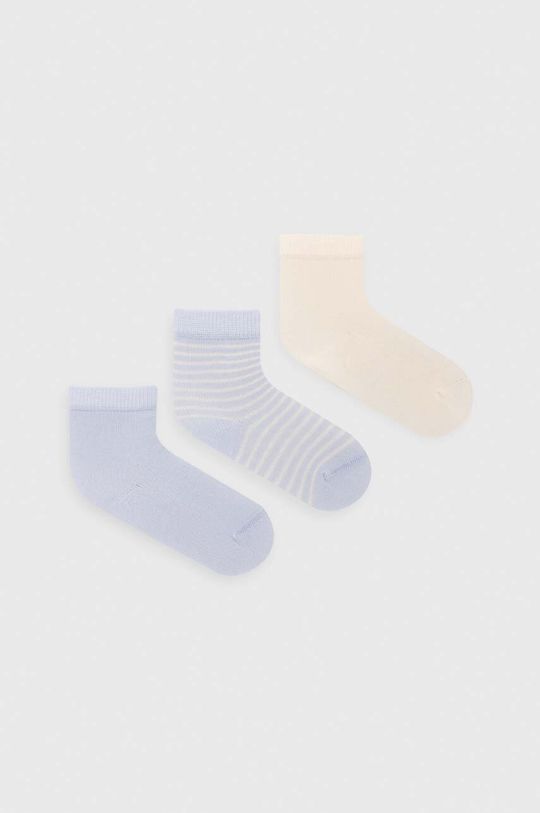 Детские носки United Colors of Benetton, 3 пары, синий носки детские wilson 3 пары синий