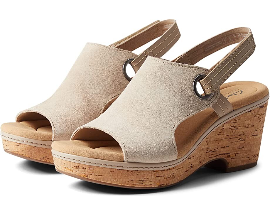 

Туфли на каблуках Giselle Sea Clarks, замша