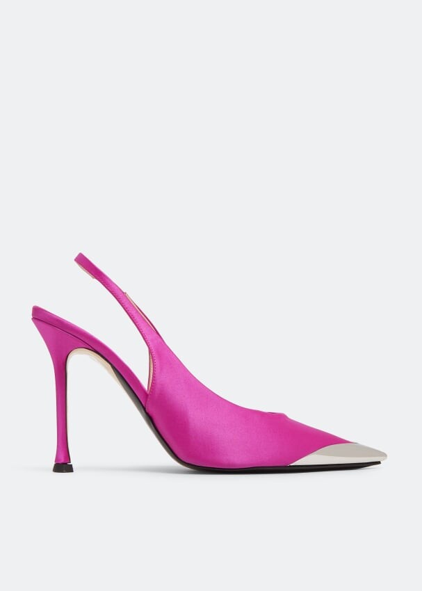 

Туфли NO.21 Satin sling-back pumps, розовый