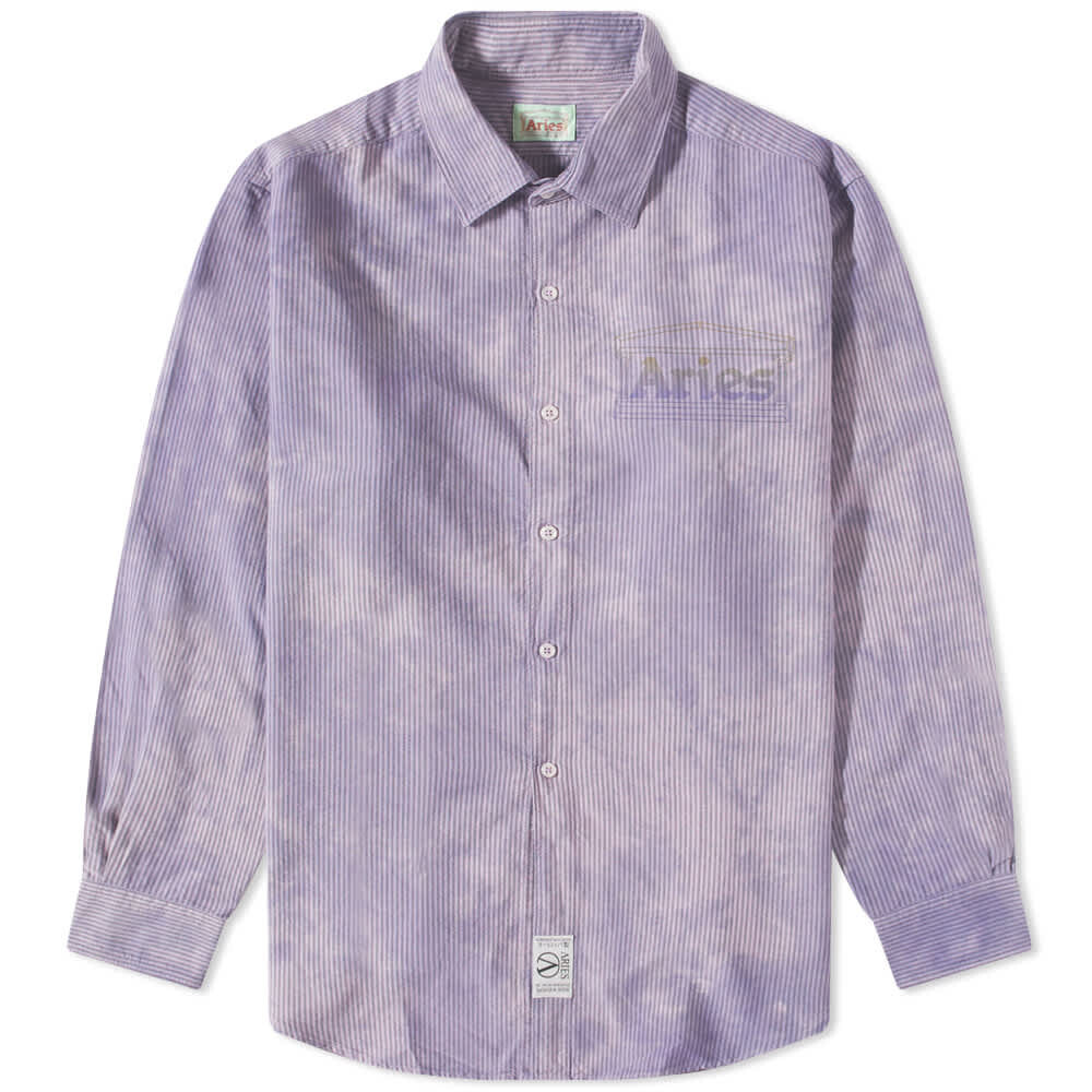

Рубашка Aries Overdyed Oxford Stripe Shirt
