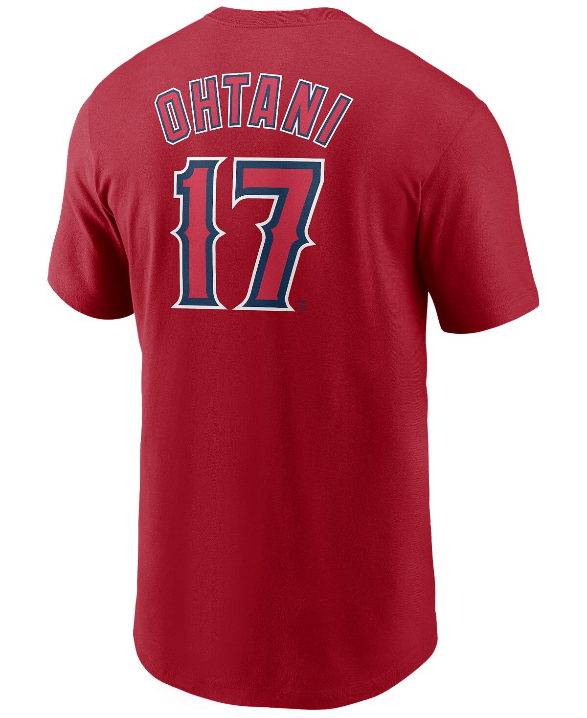 

Мужская футболка shohei ohtani los angeles angels с именем и номером игрока Nike, красный