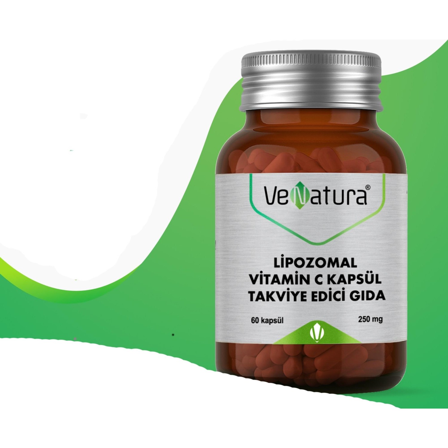 Липосомальный Витамин С Venatura, 60 капсул vitamin c with flavonoids 180 capsules