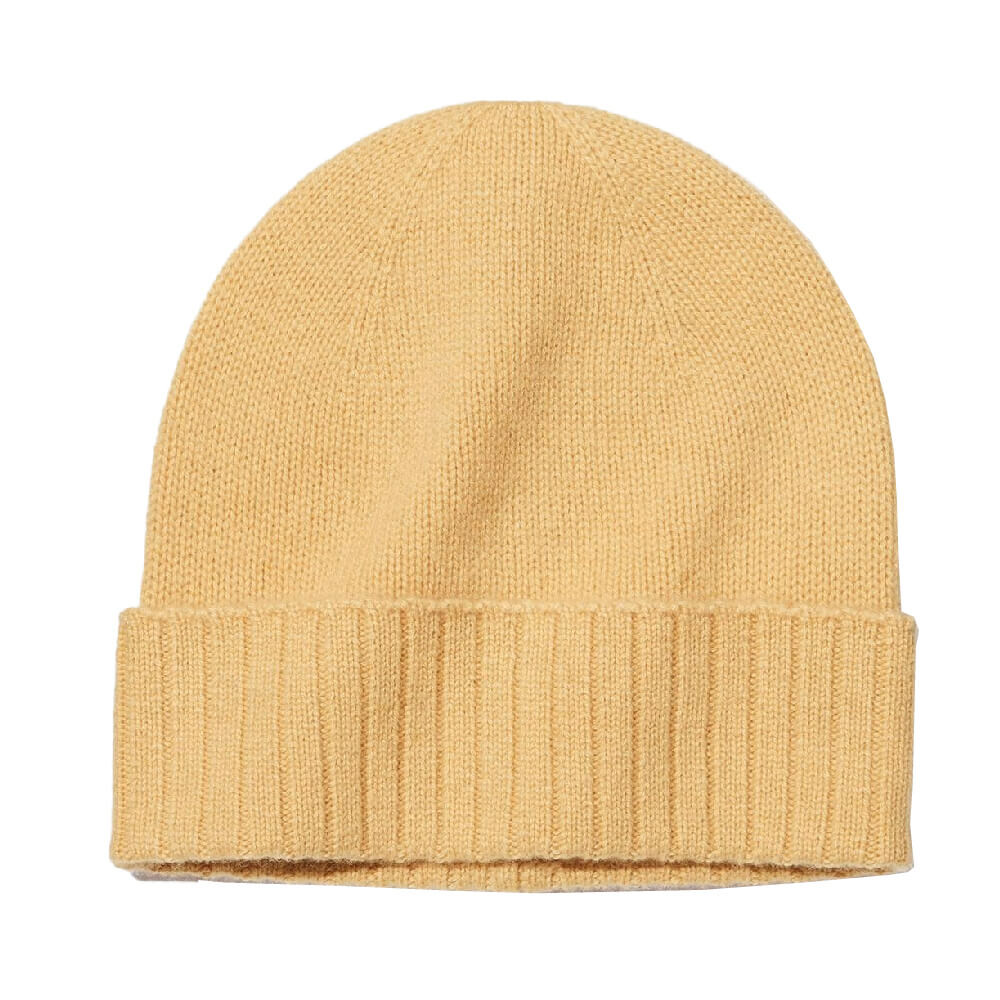 

Шапка вязанная Uniqlo Cashmere Knitted, желтый