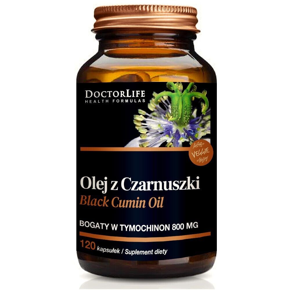 

Doctor Life Black Cumin Oil БАД масло черного тмина 1000мг, 120 капс./1 уп.