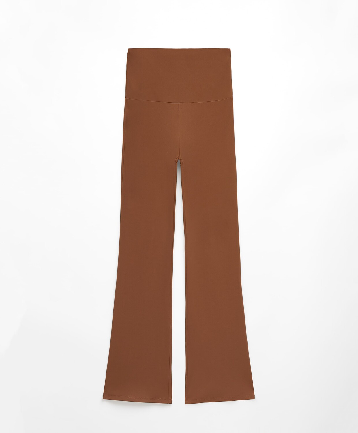 

Брюки Oysho High-rise Comfortlux Flare, светло-коричневый