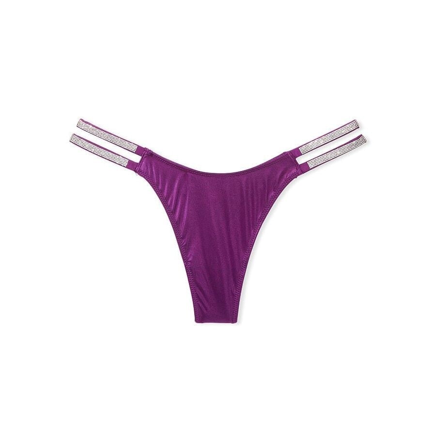 

Трусы Victoria's Secret Very Sexy Double Shine Strap Smooth Thong, фиолетовый