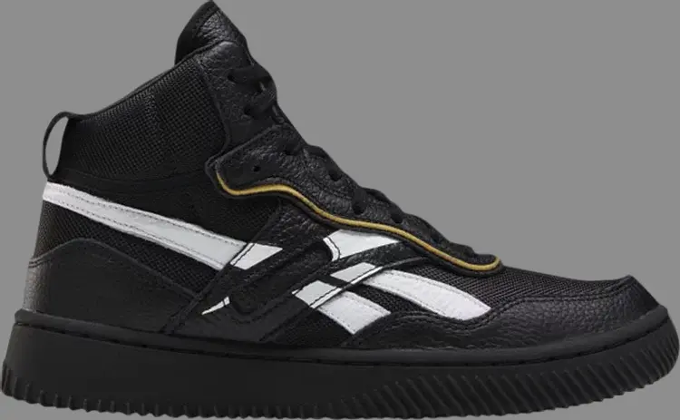 

Кроссовки victoria beckham x dual court mid 2 'leather black' Reebok, черный