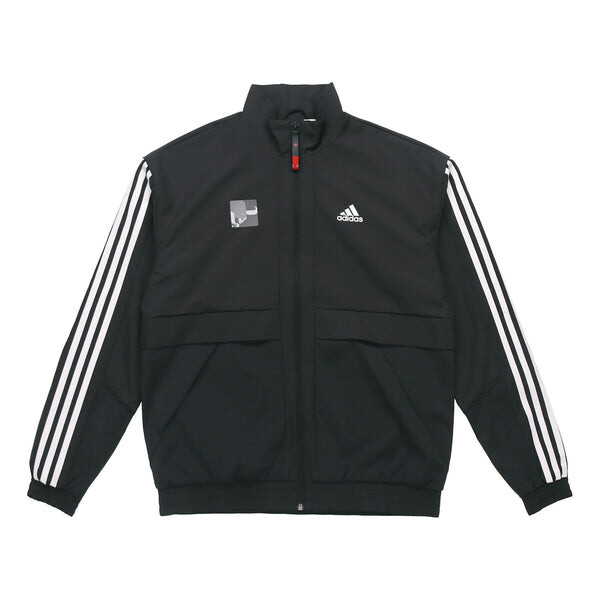 

Куртка Adidas Cny Jkt South Fleece Lined Stay Warm Stand Collar Sports Black, Черный