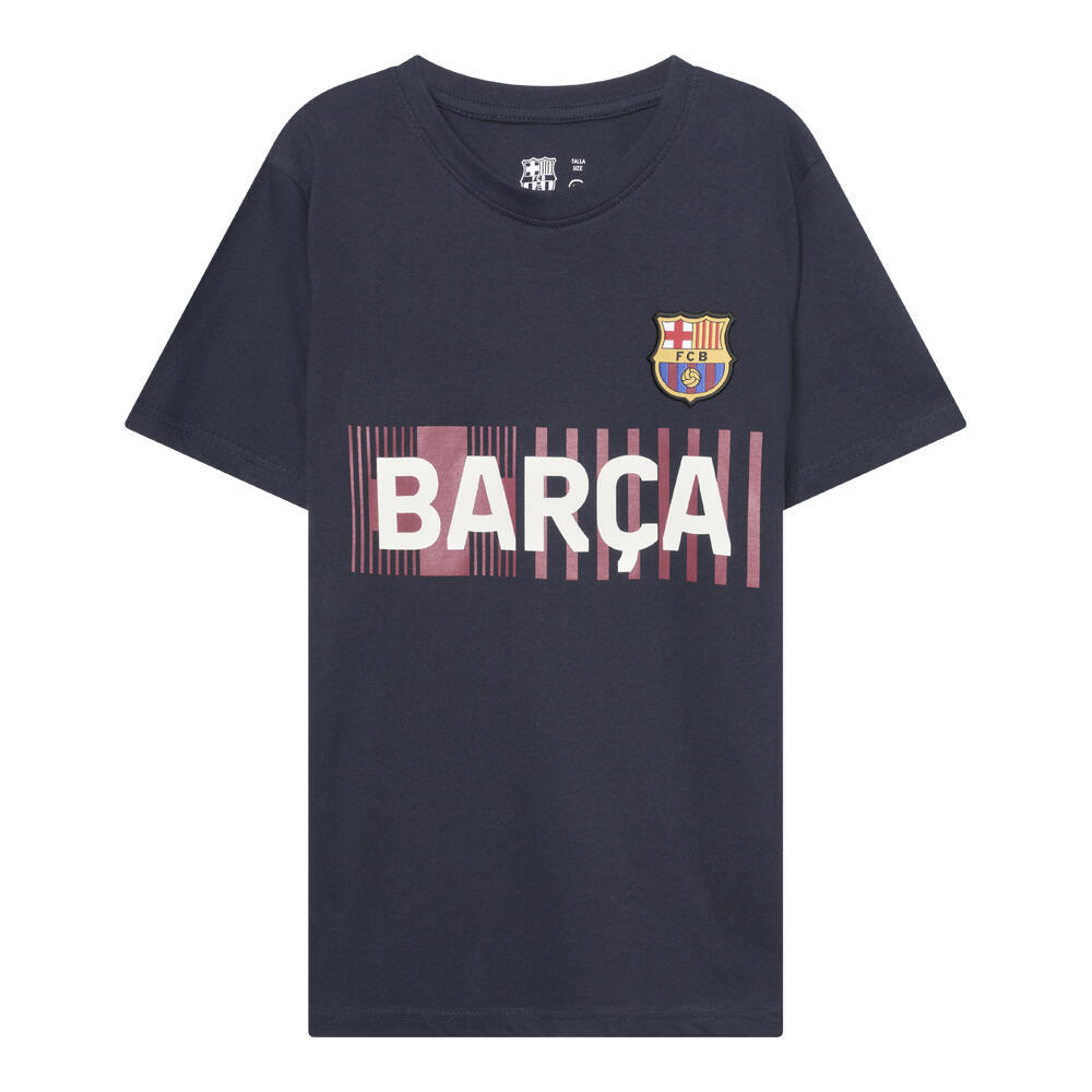цена Футболка детская FC Barcelona, темно-бирюзовый