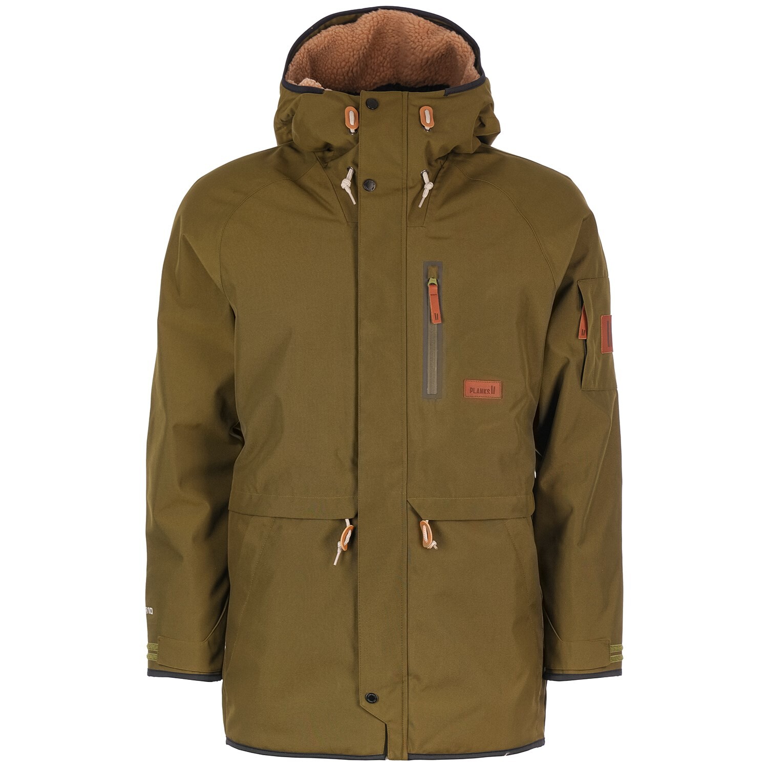 

Парка Planks Clothing, зеленый