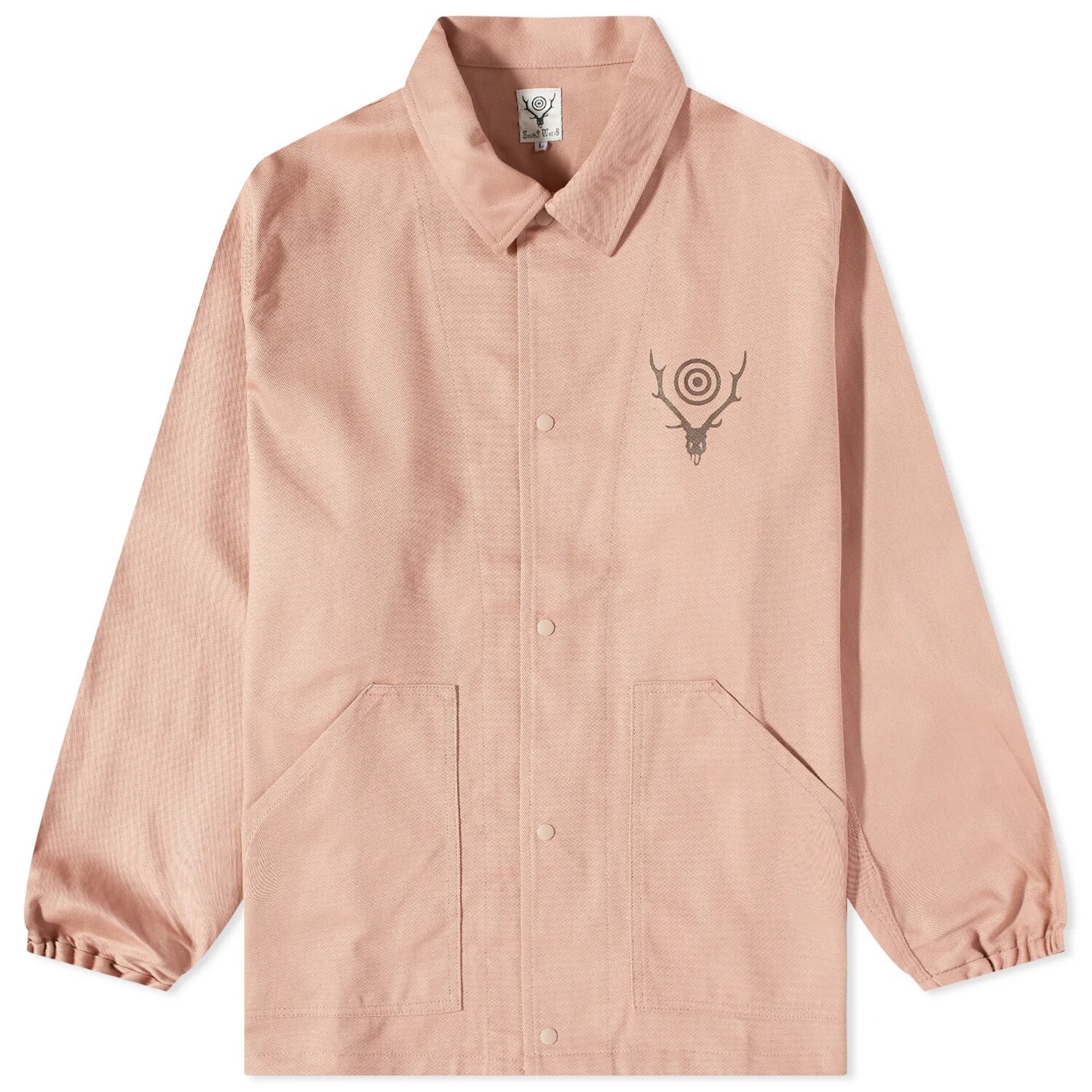

Куртка South2 West8 Cotton Twill Coach, розовый