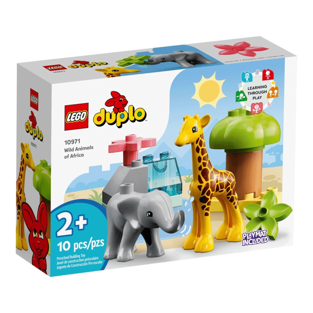 Конструктор LEGO DUPLO 10971 Дикие животные Африки lego duplo дикие животные африки набор игрушек с фигурками животных