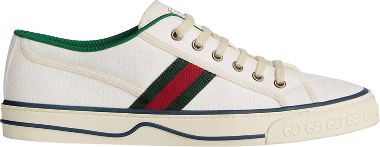 Кроссовки Gucci Tennis 1977 White Mini GG, белый - фото