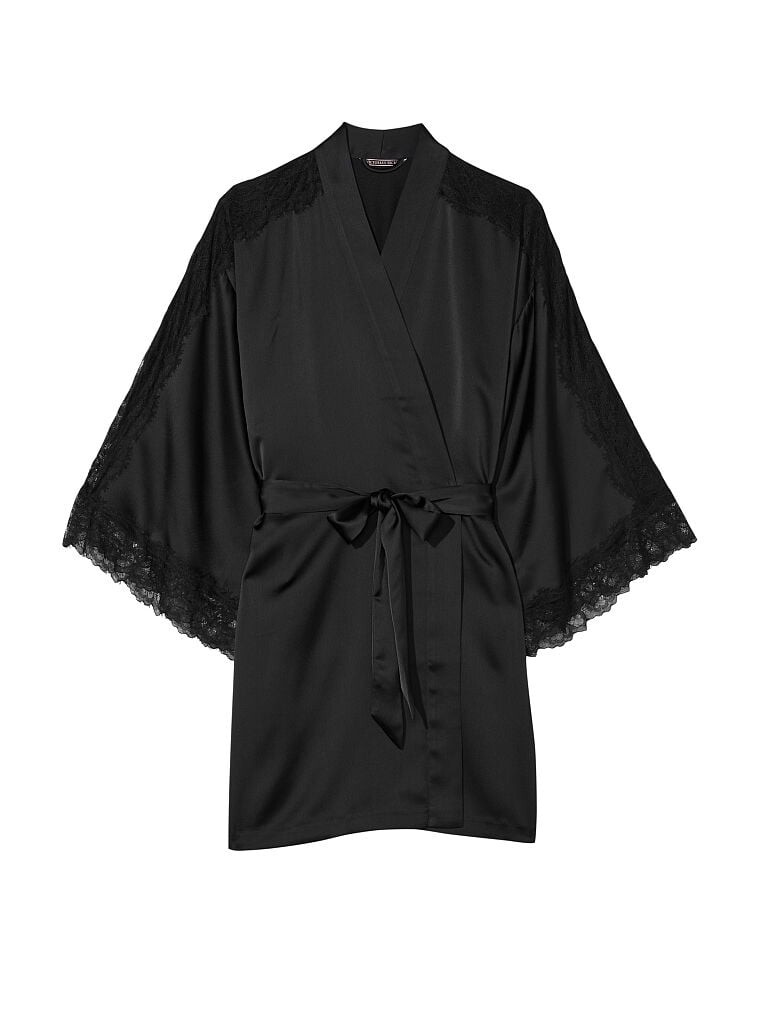

Халат Victoria's Secret Lace Inset, черный