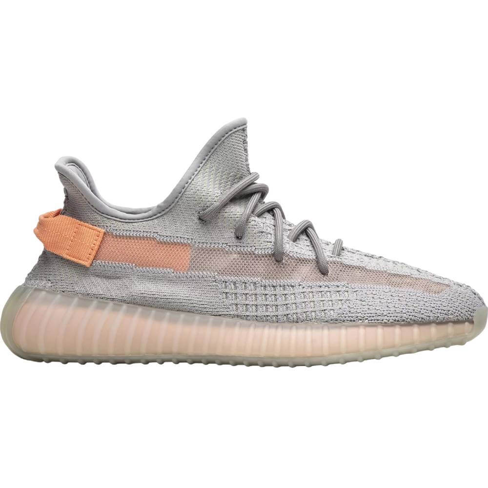 Кроссовки Adidas Yeezy Boost 350 V2 True Form, серый/розовый - фото