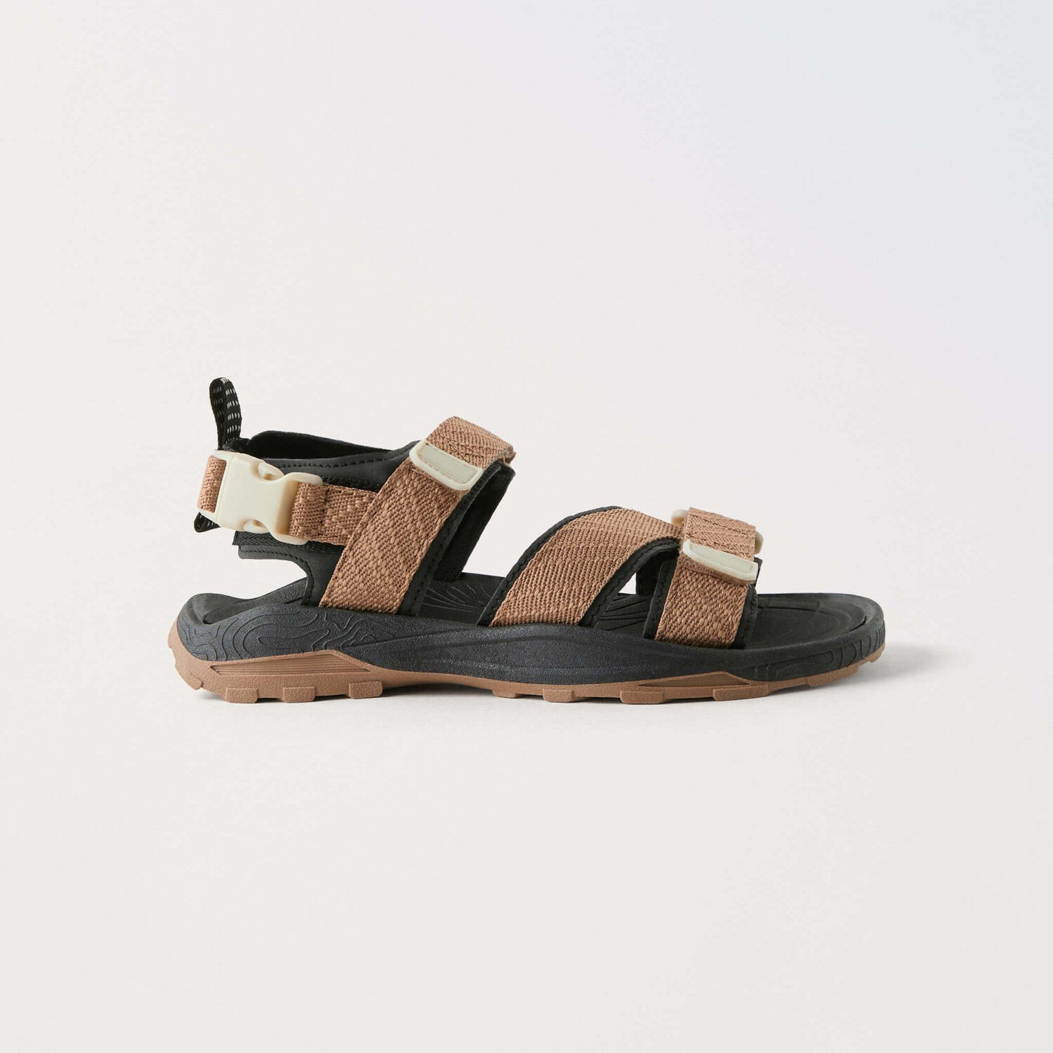 

Сандалии Zara Multicoloured Strap, коричневый