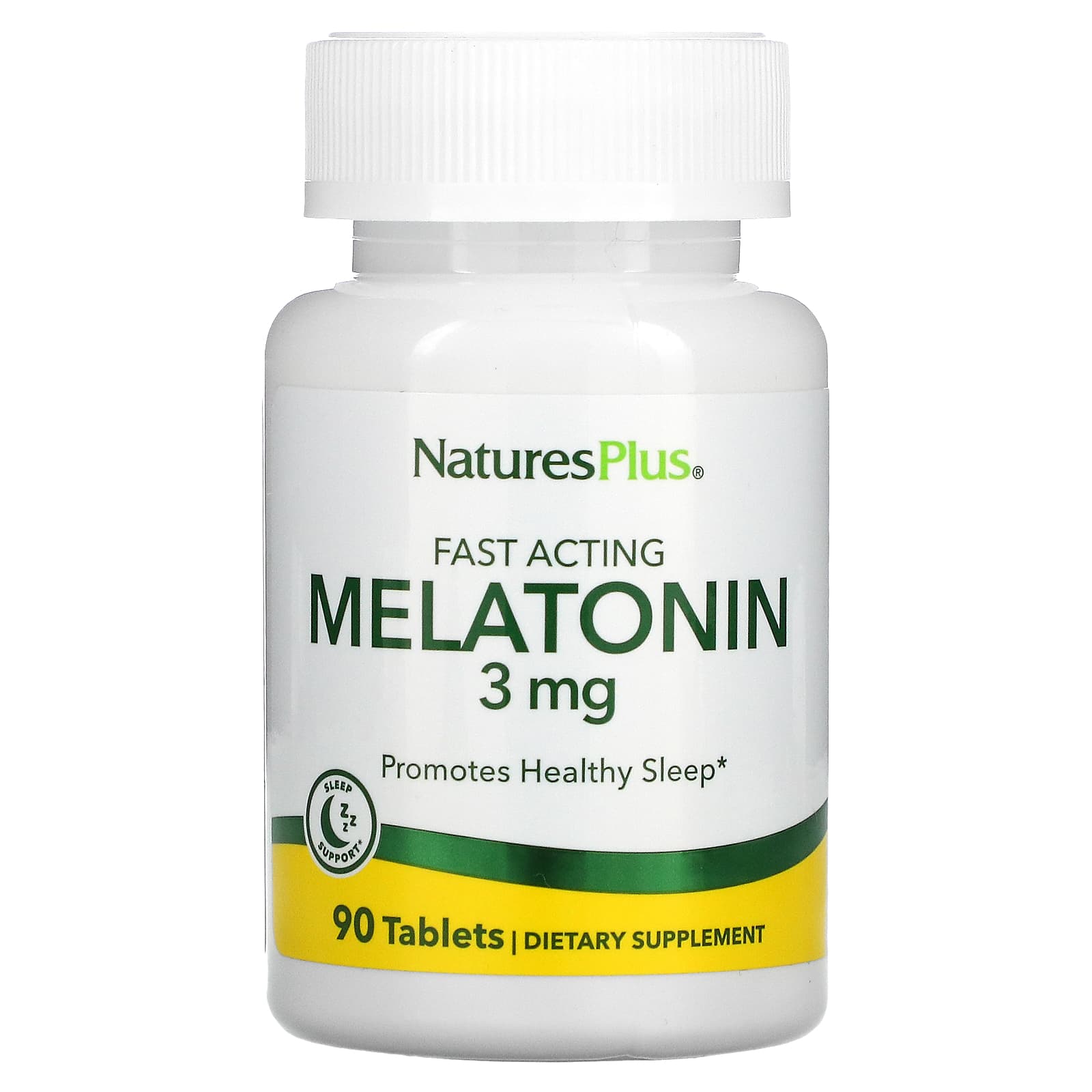 Мелатонин Быстродействующий NaturesPlus, 90 таблеток naturesplus мелатонин 20 мг 90 таблеток