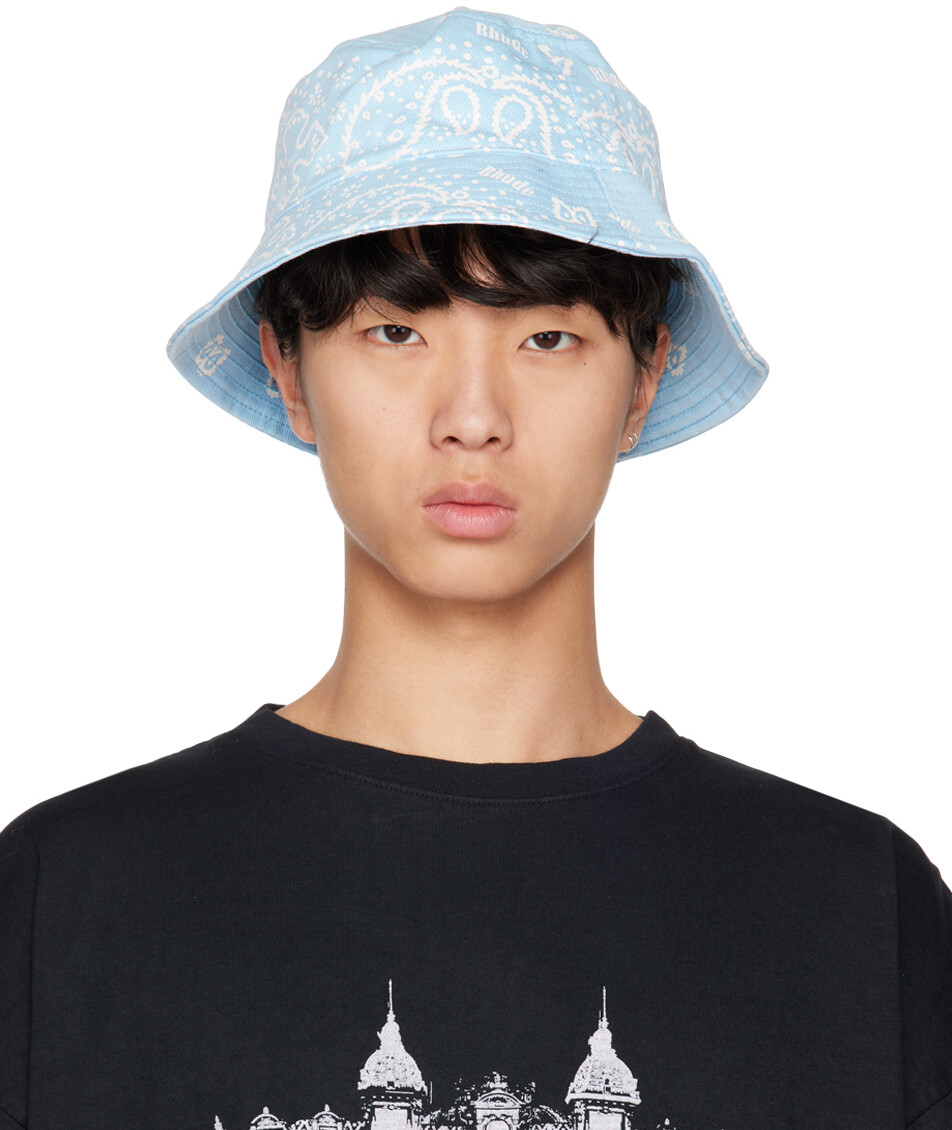 

Синяя панама с банданой Rhude
