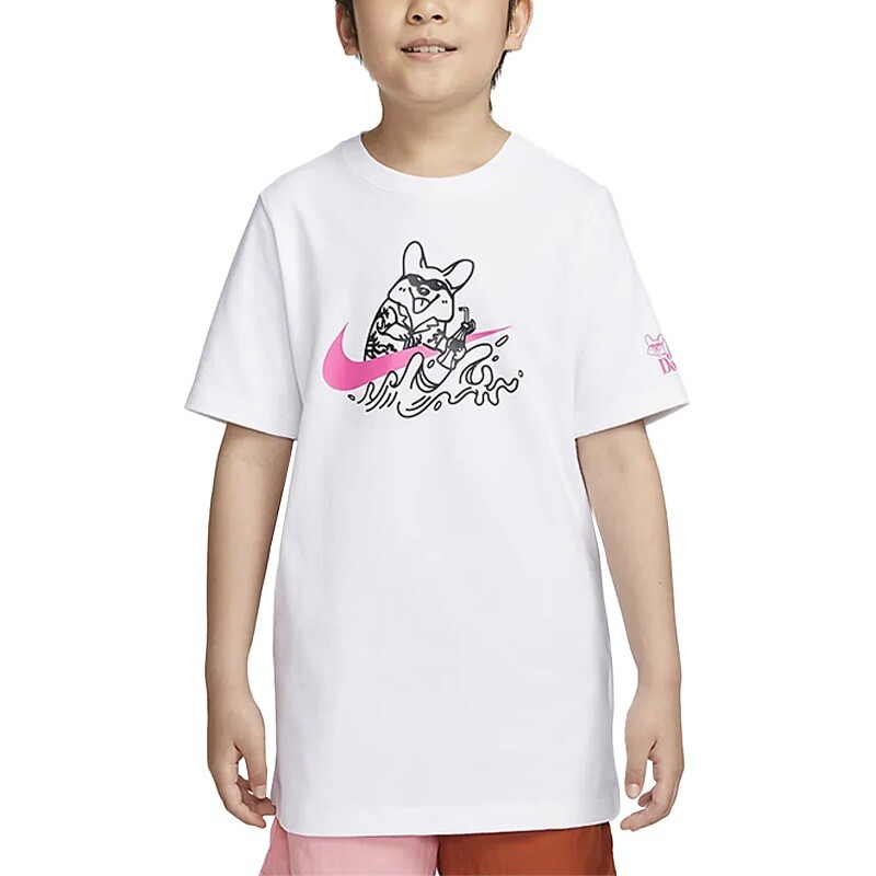 

Футболка Nike Printed Sports Casual Short Sleeve, белый