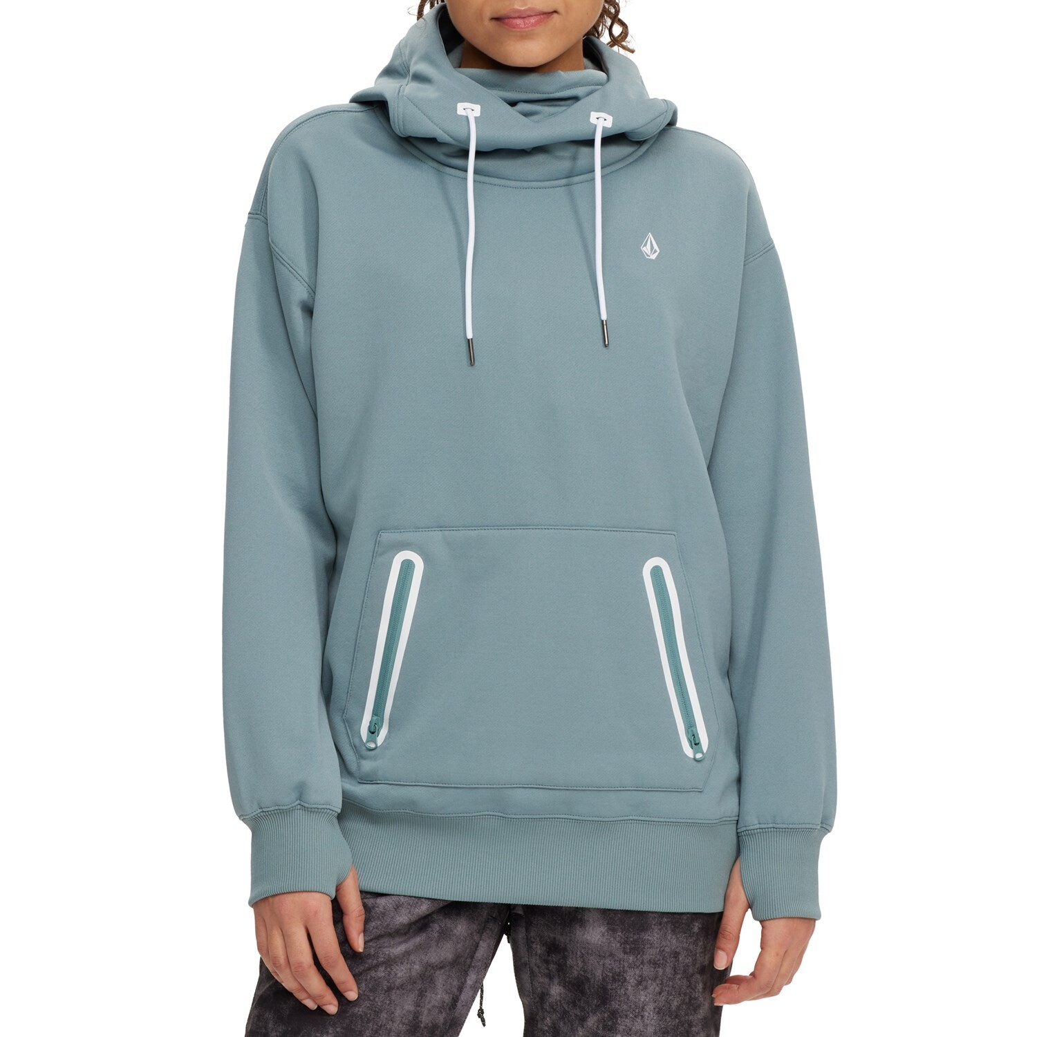 

Толстовка женская Volcom Spring Shred, зелёный