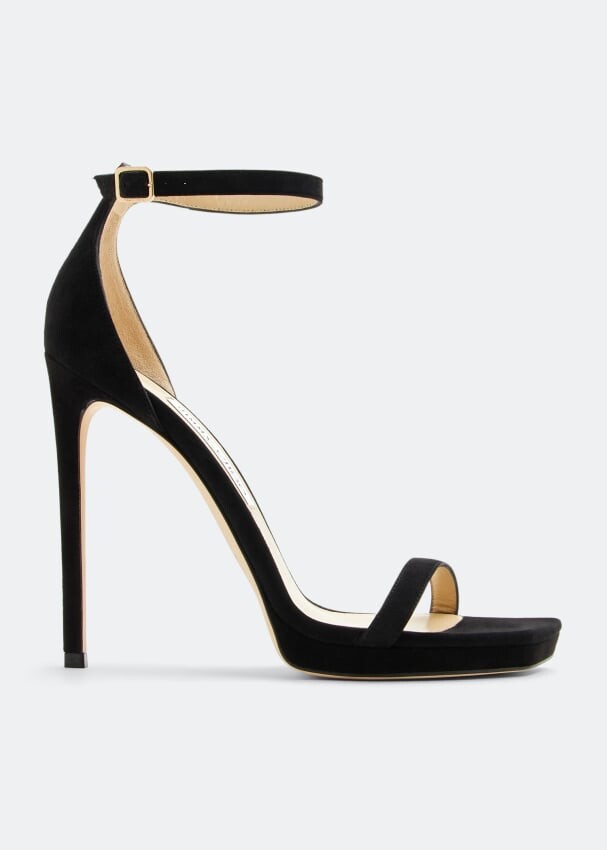 

Сандалии JIMMY CHOO Alva 120 sandals, черный