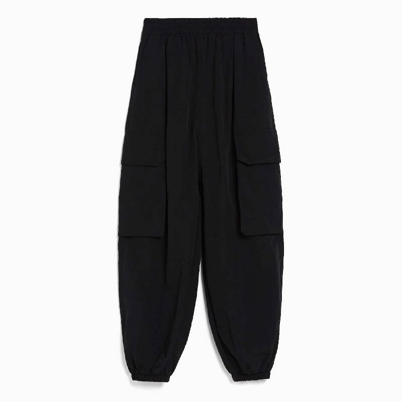 

Джоггеры Карго Bershka Nylon-Effect, черный