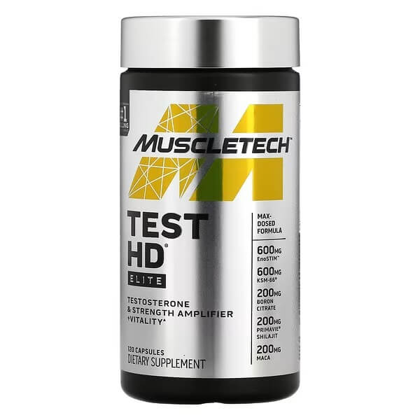 Тестостерон MuscleTech Test HD, 120 капсул - фото