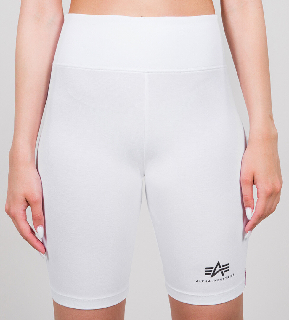 

Шорты Alpha Industries Basic Bike SL женские, белые