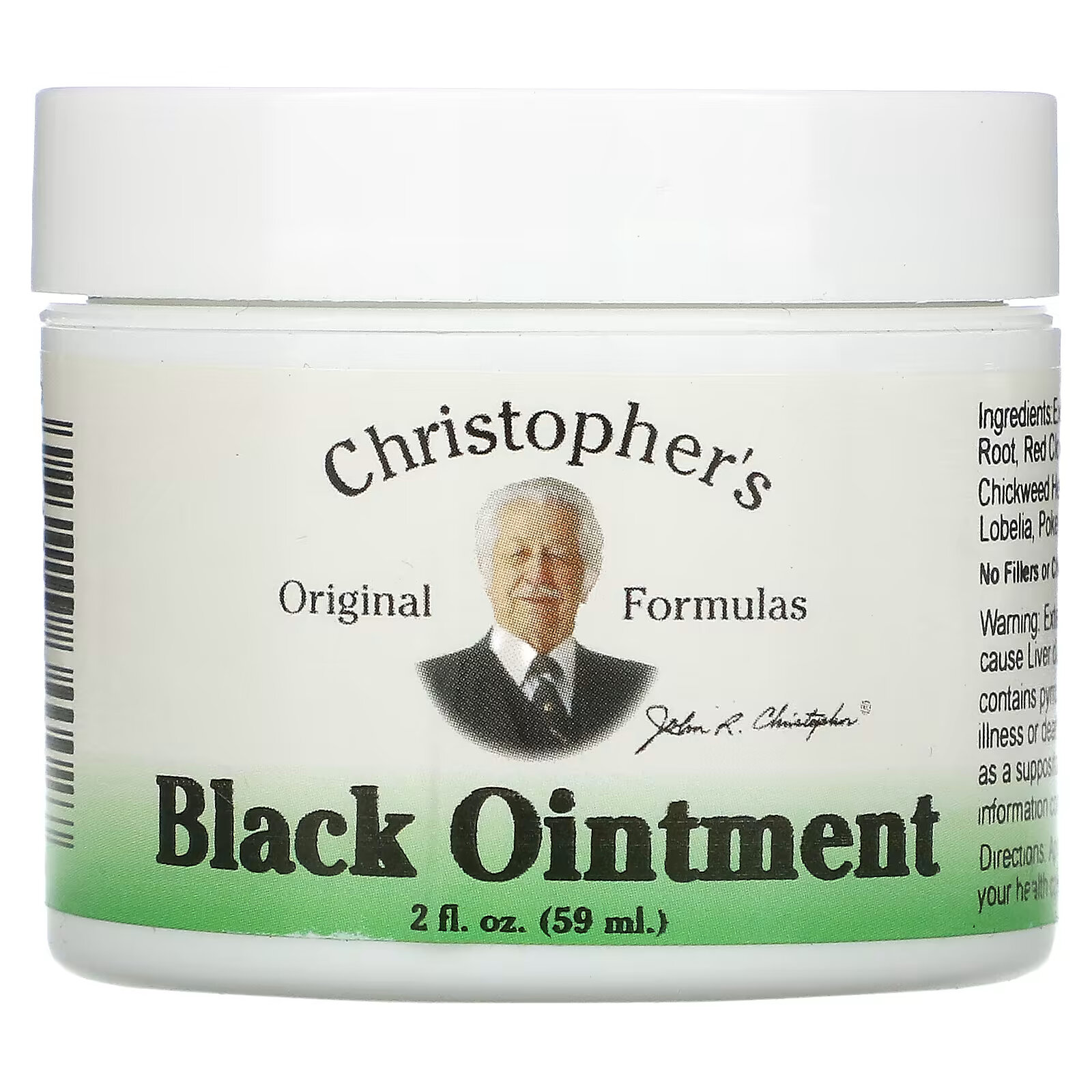 Christopher's Original Formulas, Black Ointment, противовоспалительная, 59 мл (2 жидкие унции) формула sinus plus 2 жидкие унции 59 мл christopher s original formulas